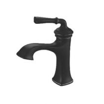 Vòi lavabo nóng lạnh  màu đen