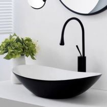 LAVABO THUYỀN TRẮNG ĐEN