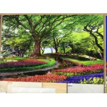 TRANH CÔNG VIÊN VƯỜN HOA CON NAI